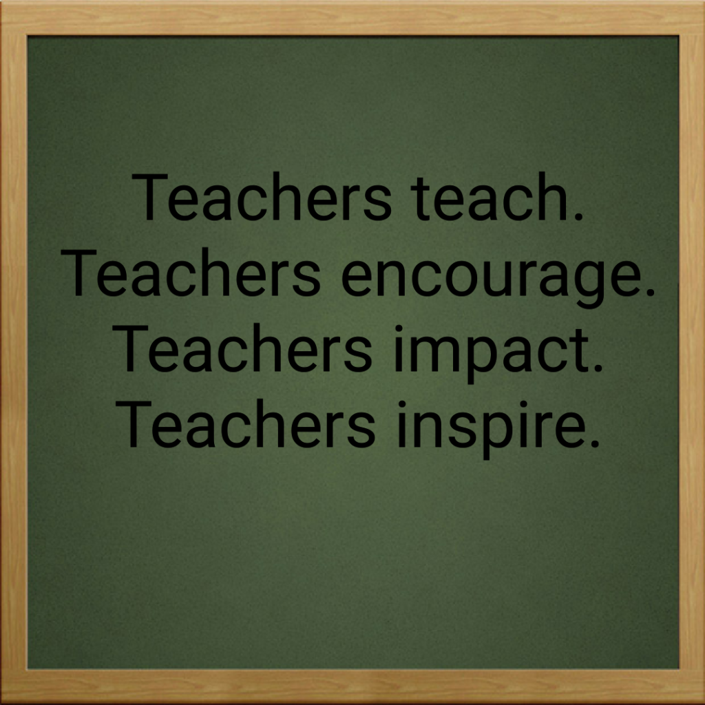 The Power of One Teacher. | Oneinspiredmum