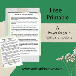 A prayer for your child's emotions
