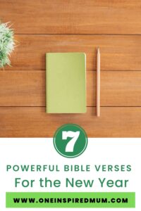 Bible verses for a new year