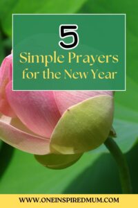 simple prayers for the new year